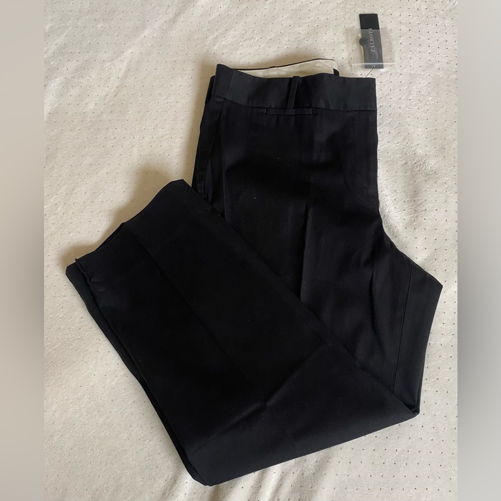 Talbots Black Curvy Ankle Pants Size 10